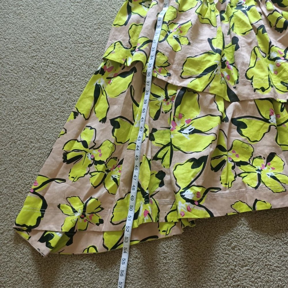 NWT Aje Pelicano Citrus Bloom Asymmetric Tiered Dress - Size AU 6 / US 2 - Picture 13 of 16